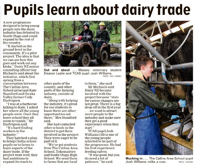Dairy NZ - Schools Collaboration