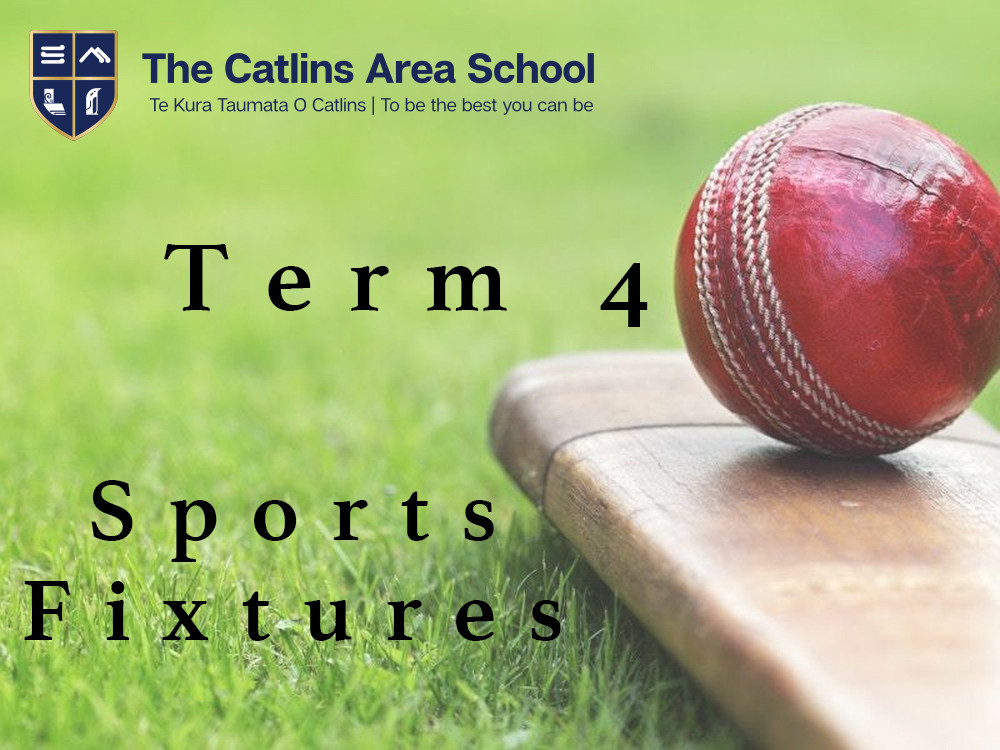 Term 4 Sport Fixtures