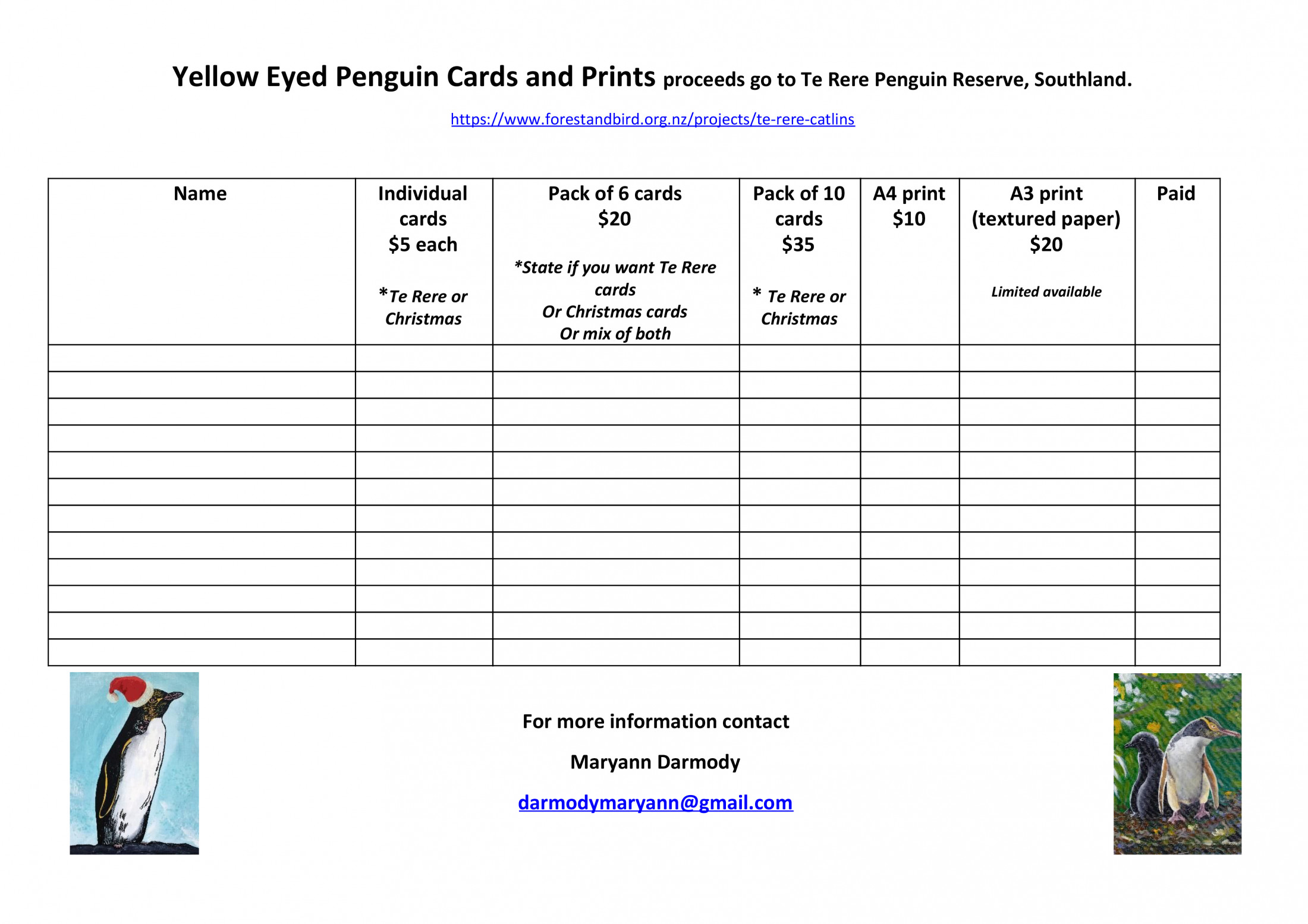 Yellow Eyed Penguin