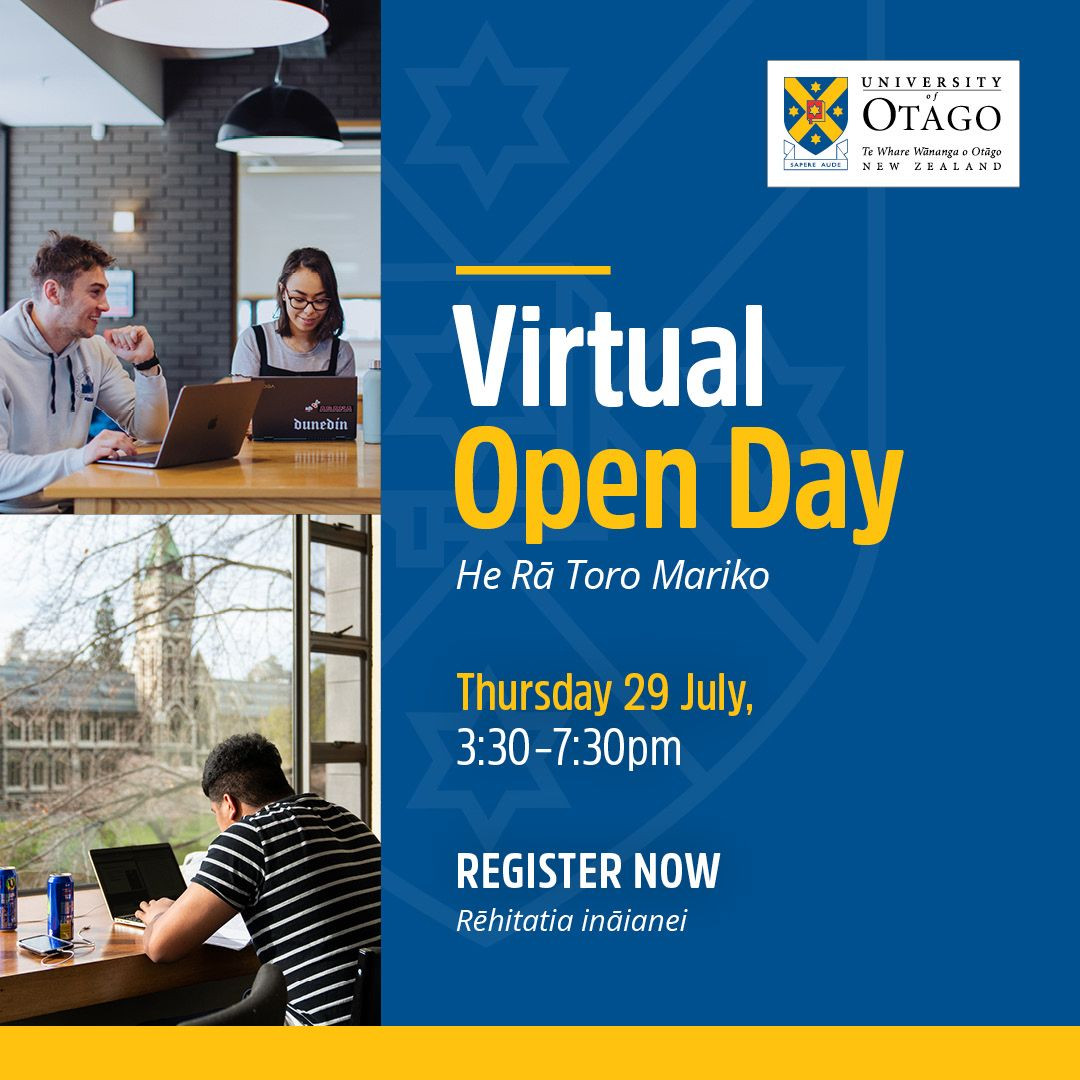 Otago University Virtual Open Day