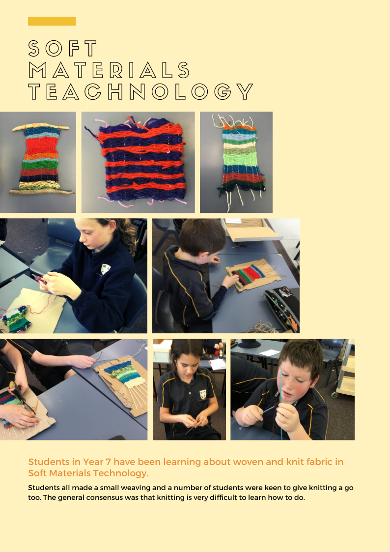 Knitting And Weaving Year 7
