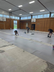 TCAS Gym floor replacement