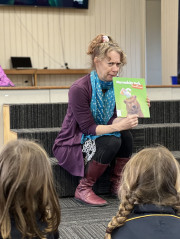 Juliette MacIver inspires young authors at TCAS