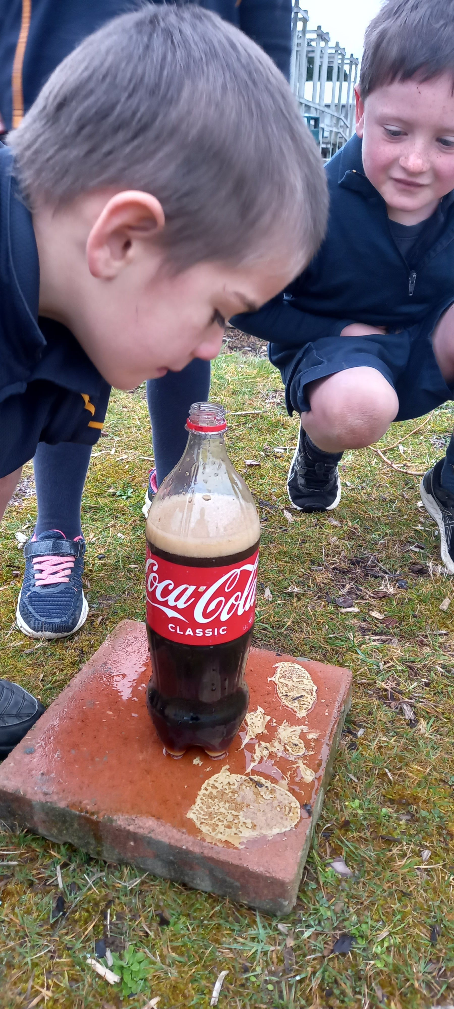 What happens when you combine Mentos, Diet Coke and Room 1?