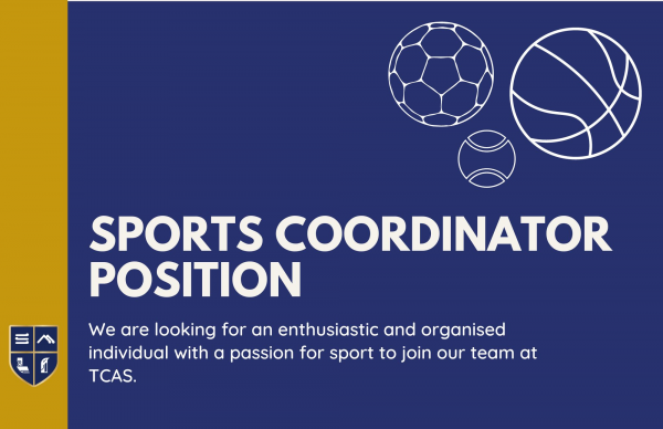 Situation Vacant - Sports Coordinator