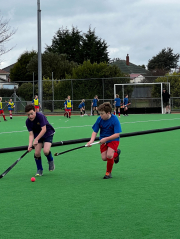 Flicking, pushing and scooping skills shown at hockey festival!