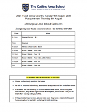 Cross Country Information 2024