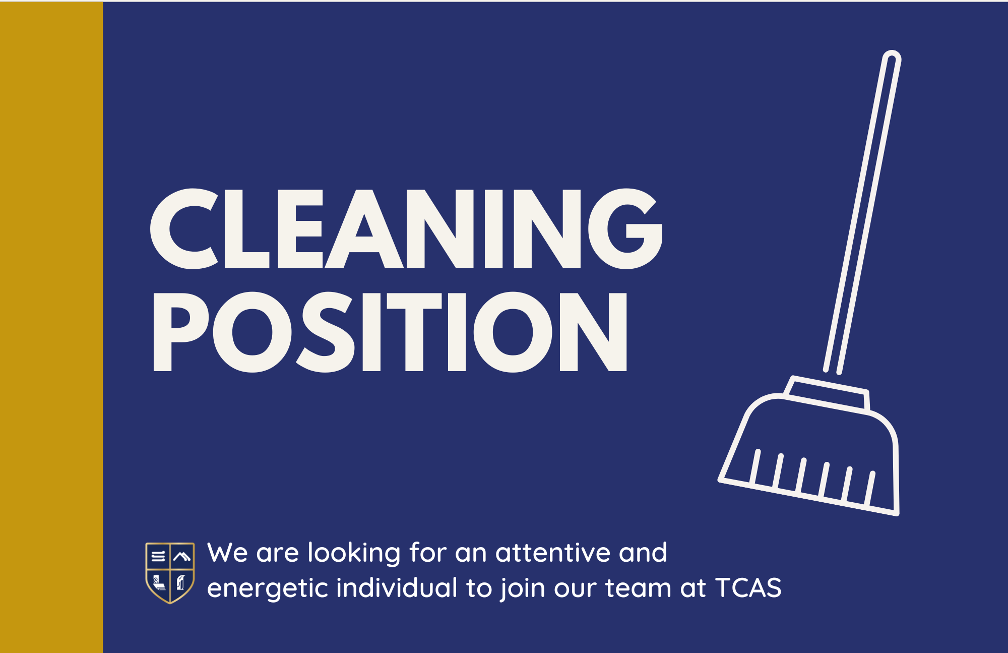 Situations Vacant - Cleaning Position