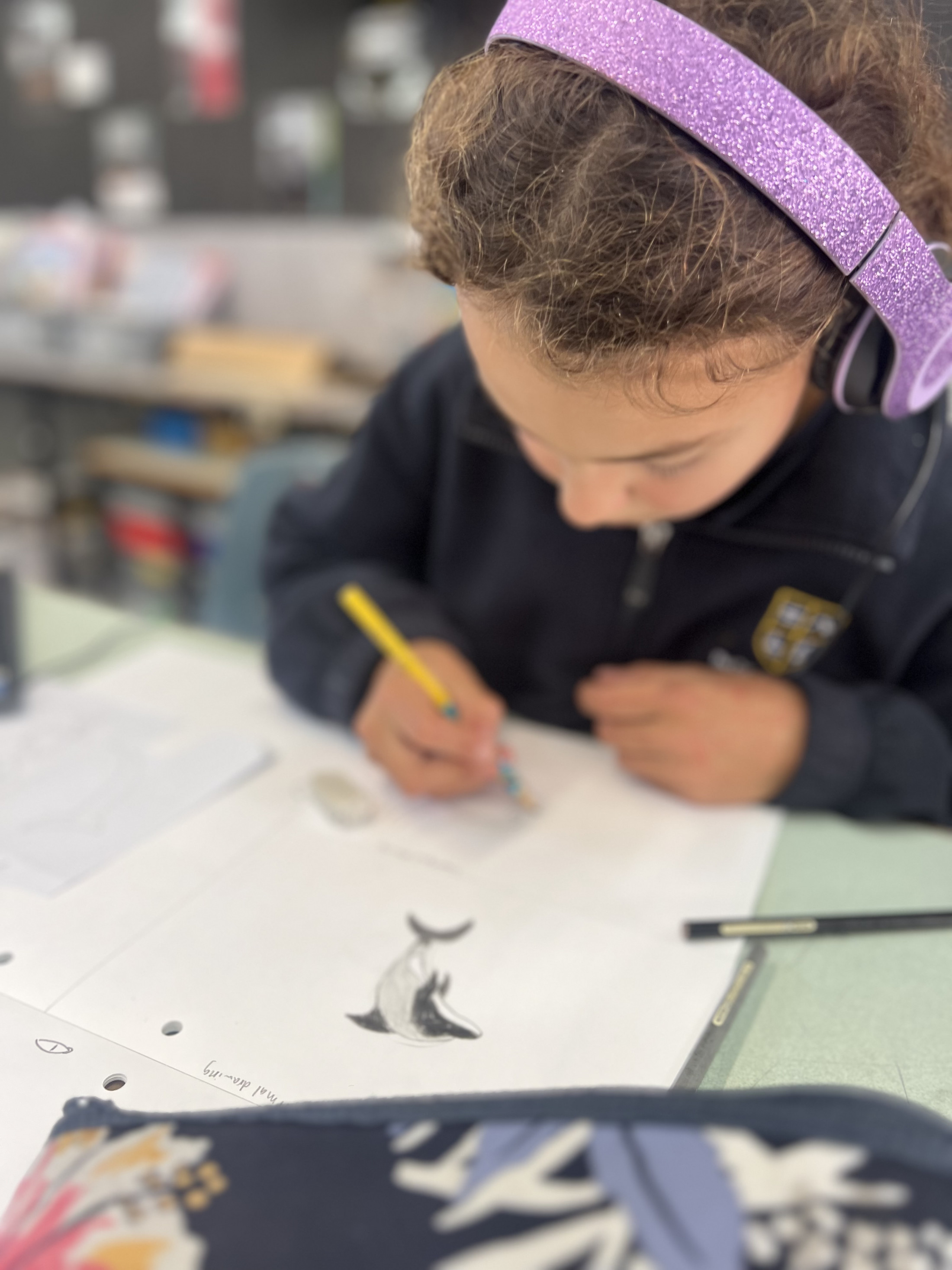 Year 7 Artists, creative minds at work